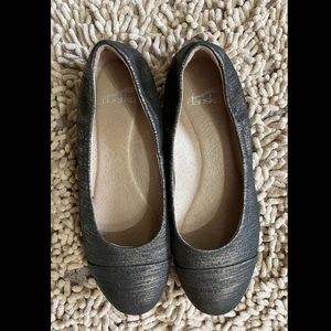 Dansko Lisanne Ballet Flat-Pewter 37 (6.5/7)